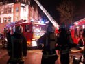 Feuer 3 Dachstuhlbrand Koeln Muelheim Gluecksburgstr P163